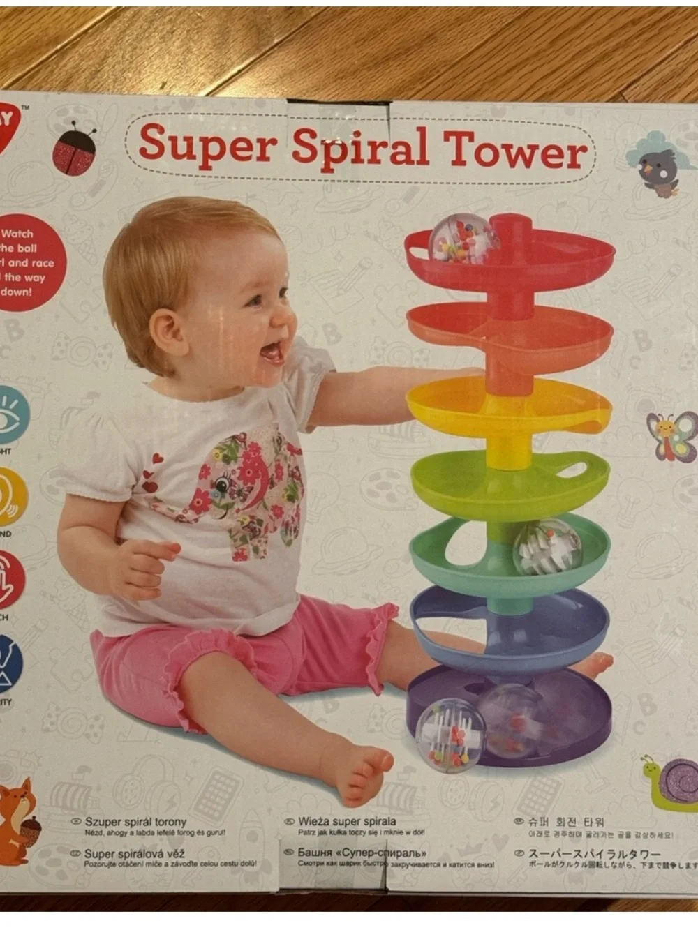 Super Spiral Tower Kids Toy by